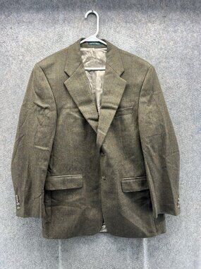 Lauren Ralph Lauren Blazer Mens 42 Brown Lambswool Herringbone Sport Coat Canada